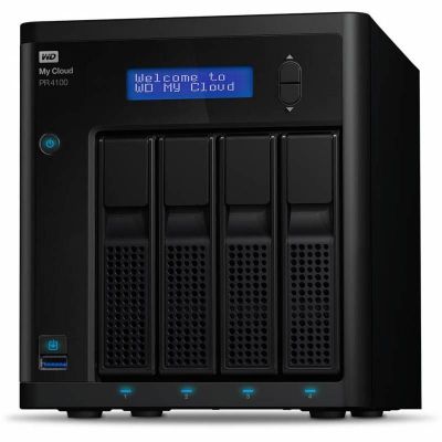 Сетевое хранилище NAS WD Original 8Tb WDBKWB0080KBK-EEUE MY CLOUD PR4100 4xDisk 4-bay 
